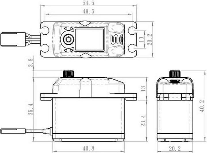 Immagine prodotto Savöx Servo standard SA-1283SG+ 30 kg, 0,13 s, digitale
