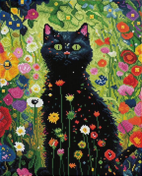 Produktbild Diamond Dotz Diamond Painting Katze im Garten