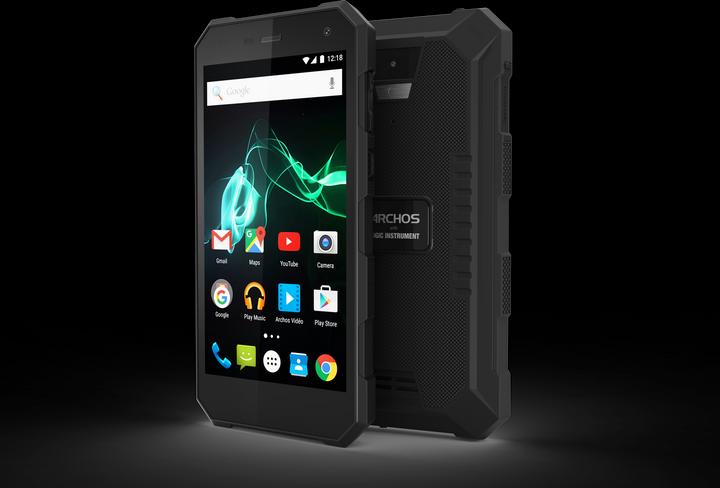 Produktbild Archos 50 Saphir (16 GB, Schwarz, 5", Hybrid Dual SIM, 13 Mpx, 4G)