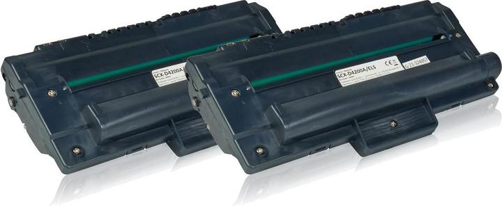 Produktbild Inkadoo Toner sparset kompatibel zu Samsung SCX-D 4200 A/ELS enthält 2x Tonerkartusche Schwarz (BK)