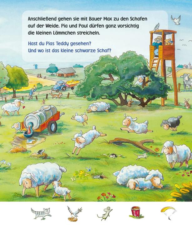 Actual product image Unkaputtbar: Mein erstes Wimmelbuch: Auf dem Bauernhof (German, Sibyl Schumann, 2021)
