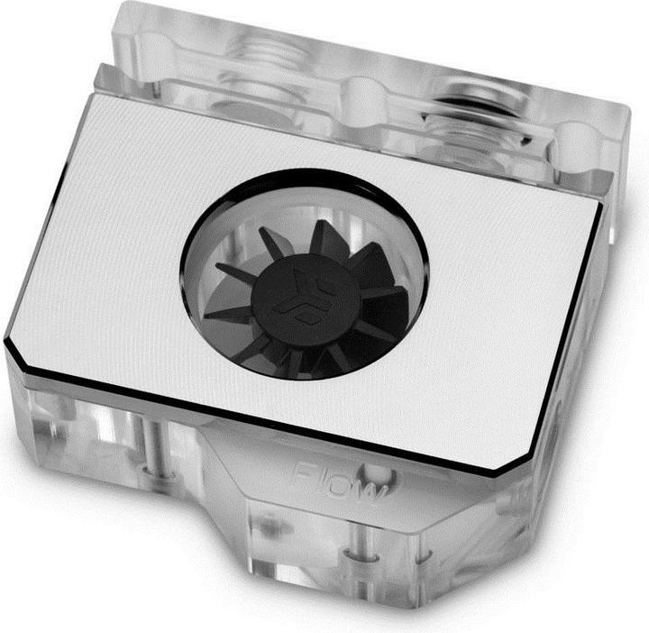 Actual product image EKWB EK Quantum Scalar Flowmeter Top-To-Bottom D-RGB - Nickel