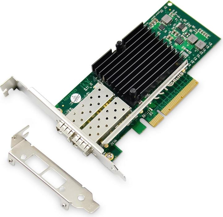 Digitus Modulo ottico e in rame SFP 2 porte 10G PC/Express Card Intel JL82599ES Chipset (Mini PCI Express)