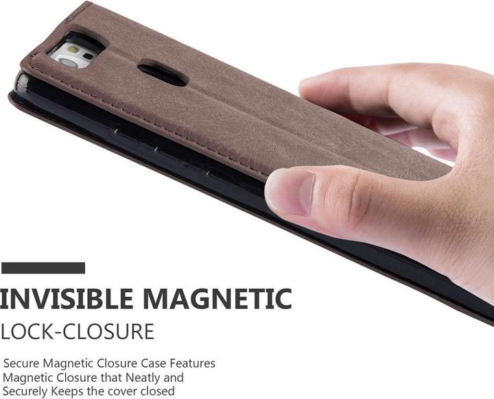 Productafbeelding Cadorabo Boek Onzichtbare Magneethoes (Huawei P9)
