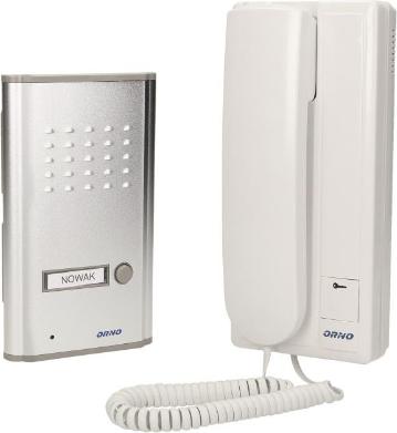 Immagine prodotto MGA ORNO Fossa citofono 1 casa monofamiliare da incasso a 2 fili 230 V AC Cognome Sfondo essere (Senza fili)