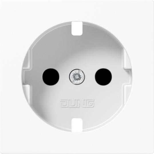 Actual product image JUNG Central plate aws for SCHUKO socket outlet A 1520 KIPL WW