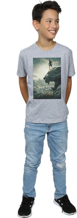 Produktbild Black Panther Poster TShirt Jungen (152, 158)