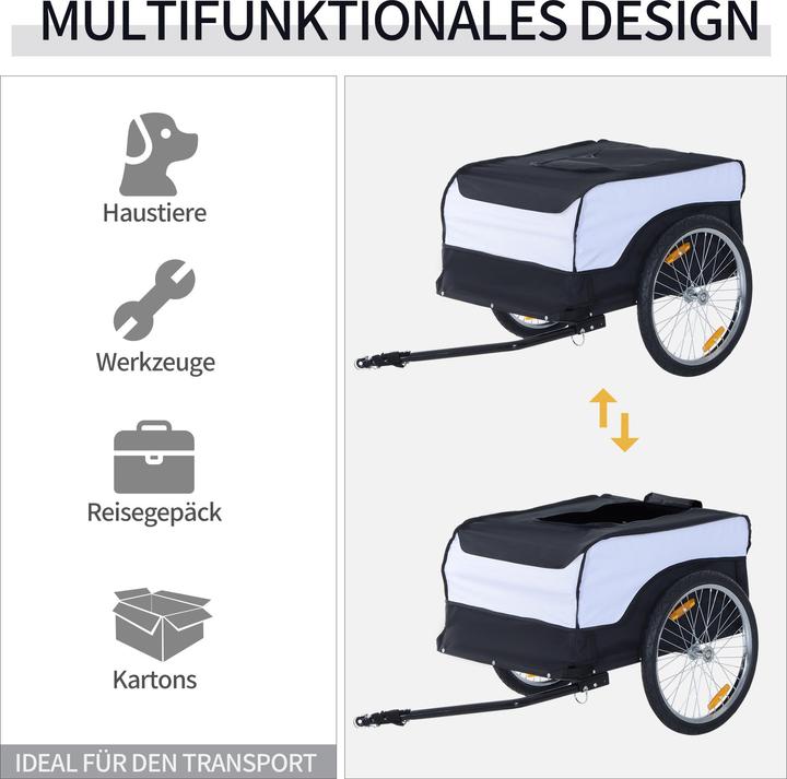 Image du produit Homcom Remorque pour vélo