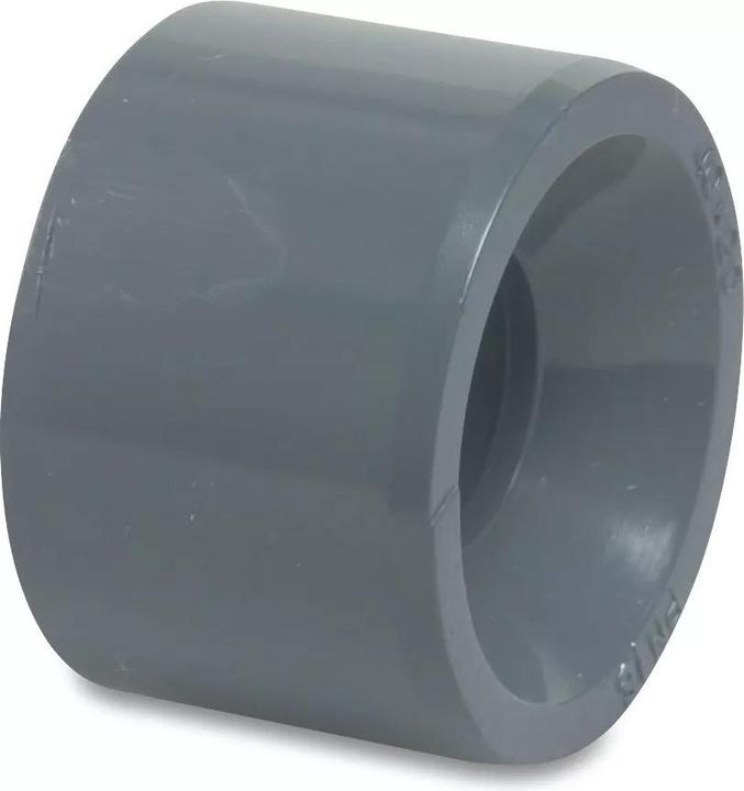 Immagine prodotto Magni bevo Liquipipe GmbH Riduzione in PVC corta 63mm grigio Presa adesiva x Presa adesiva PN16 50mm