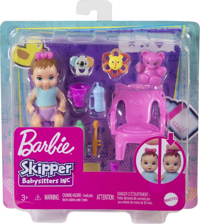 Productafbeelding Mattel Lalka Barbie Dziecko i Akcesoria - mycie zębów