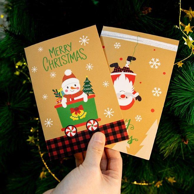 Produktbild MU Classic Weihnachtskarte 6er Set Festive Plaid Wonderland Series (6 Stk.)