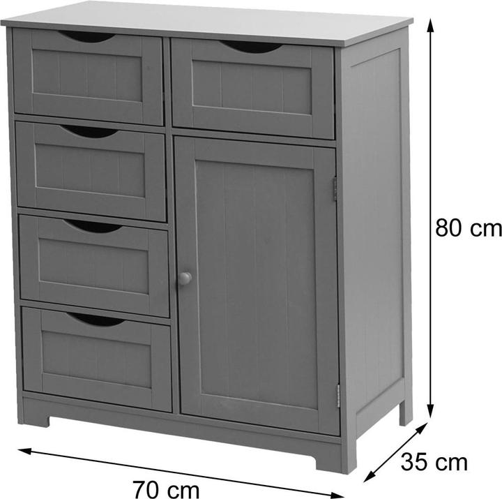 Actual product image Jamb Vintage dresser (70 x 35 x 80 cm)