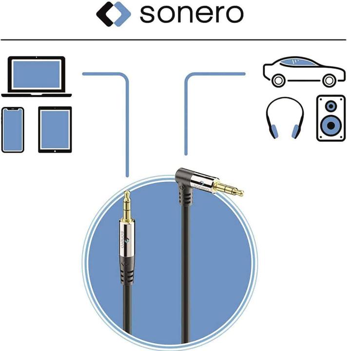 Produktbild Sonero 3.5mm Klinke — 3.5mm Klinke (1 m, 3.5mm Klinke (AUX))