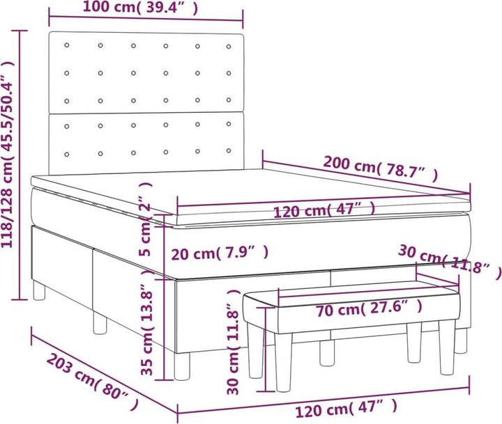 Immagine prodotto VidaXL Iker (120 x 200 cm, 120 x 200 cm)