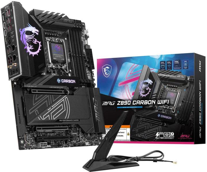 Image du produit MSI MPG Z890 CARBONE WIFI (LGA 1851, Intel Z890, ATX)