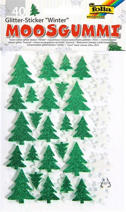 Image du produit Folia Stickers de Noël Glitter-Winter