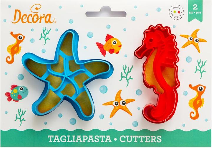 Decora Ausstecher Seestern und Seepferdchen