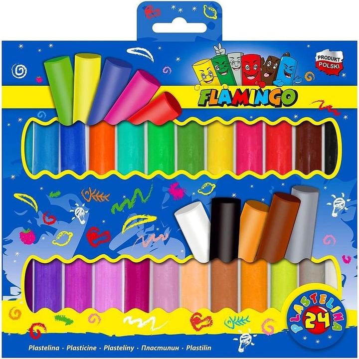 Actual product image Titanum Plasticine 24 colours