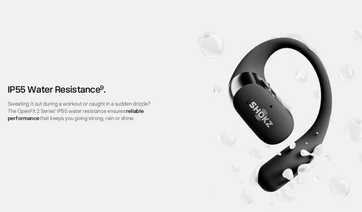 Produktbild Shokz OpenFit 2 (keine Geräuschunterdrückung, 11 h, Kabellos)