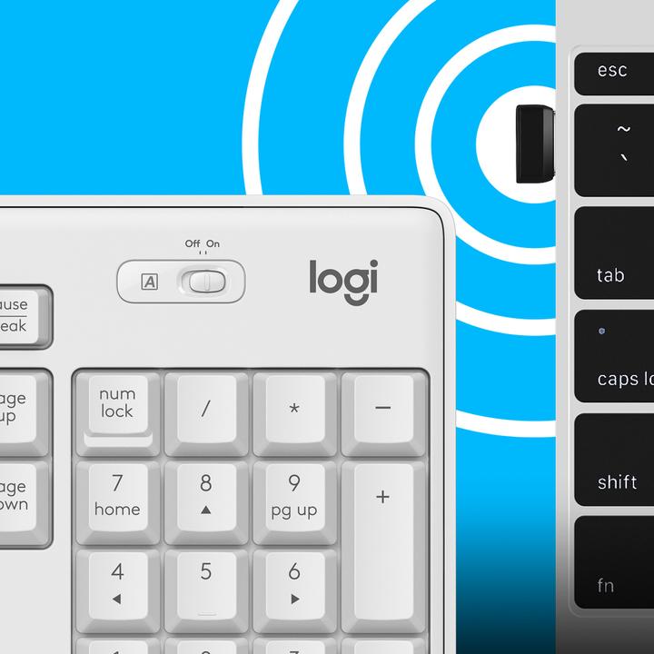 Immagine prodotto Logitech MK295 Silent (US, Senza fili)