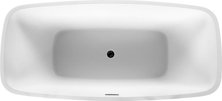 Actual product image Beliani Bath tub free-standing white rectangular 170 x 78 cm MINGO (252 l, 170 cm, 78 cm)