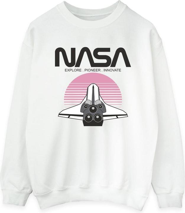 Actual product image Nasa Womens/Ladies Space Shuttle Sunset Sweatshirt (M)