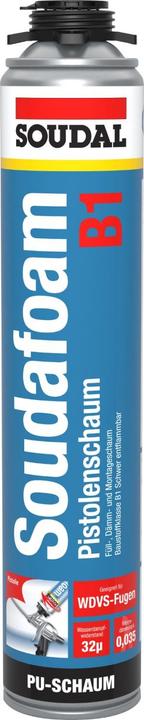 Soudal Soudafoam B1 (Pistole) 750ml Blau (750 ml)