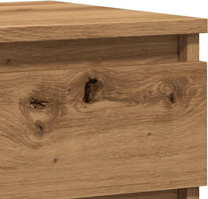 Produktbild VidaXL Nachttisch Nachtschrank Nachtkommode Nachtkonsole 2 Stk. Artisan-Eiche (40 x 35 x 50 cm)