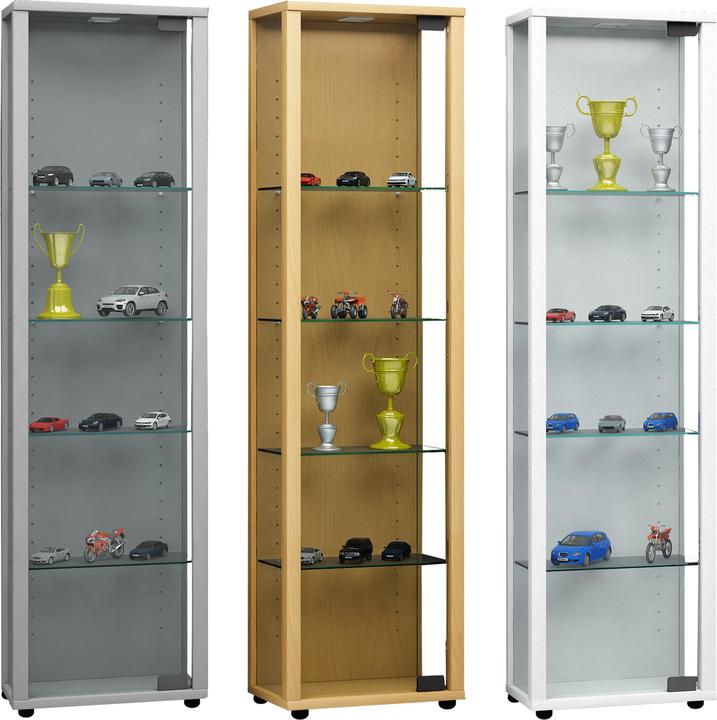 Image du produit VCM Collection Stand Vitrine Bois Verre Edana Mini (115 x 33 x 18 cm)