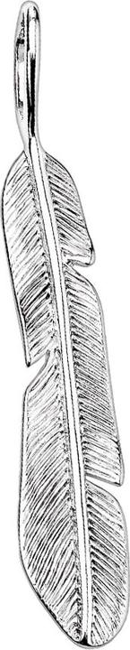 Actual product image Star Piercing Pendant silver feather (Surgical steel 316L)