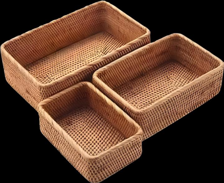 Produktbild Bins and Boxes Rattan (1 x, 25.5 x 16 x 9.5 cm)