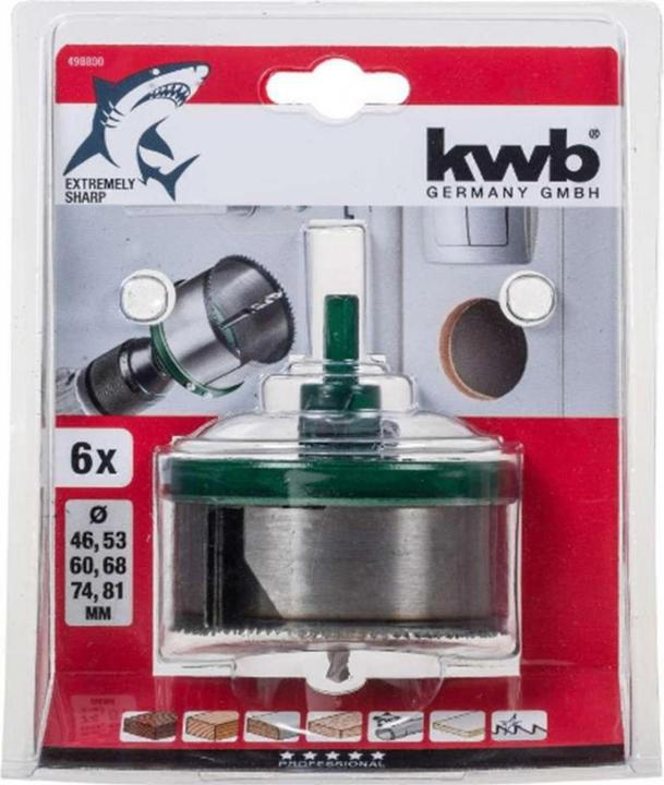 Productafbeelding kwb Gatenzaag 4681/diepte 32/6 Kr (68 mm, 46 mm, 74 mm, 81 mm, 53 millimeter)