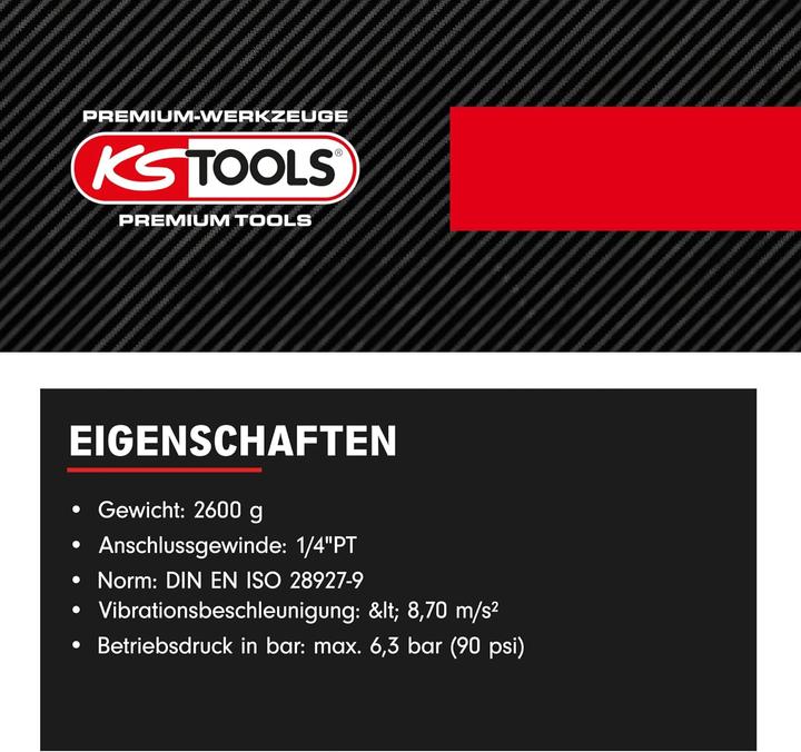 Actual product image KS Tools Compressed air needle scaler 515.3070 (Needle scalers)