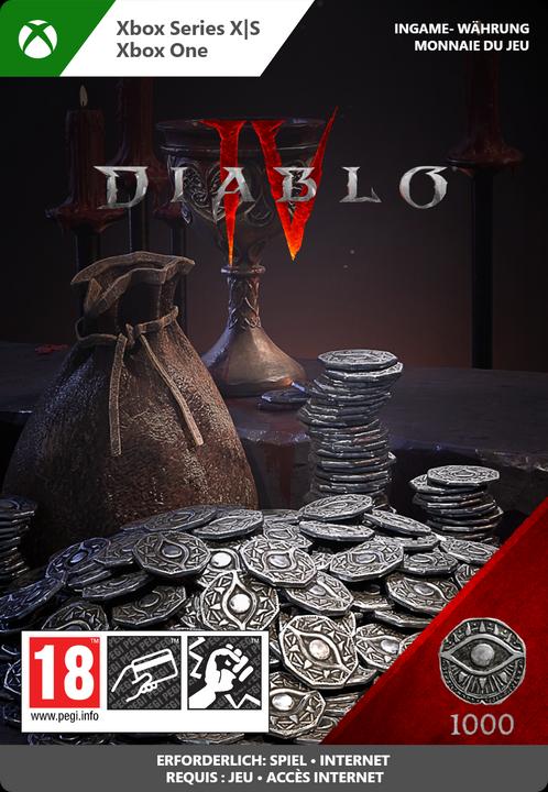 Image du produit Microsoft Code de téléchargement Xbox Diablo IV 1000 Platinum