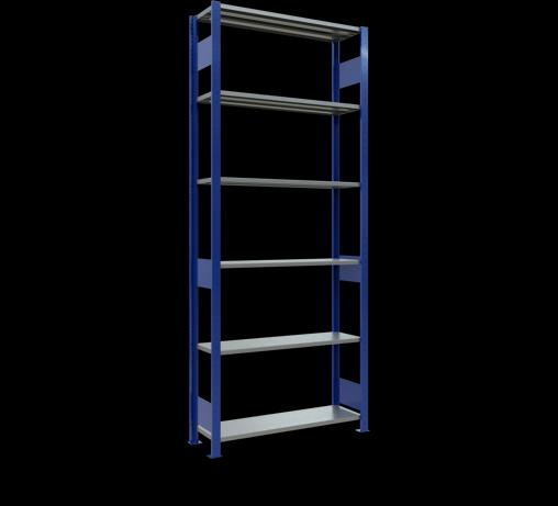 Immagine prodotto Schulte Lagertechnik Sistema di scaffalature di base senza viti MULTIplus150 con ripiani di lunghezza
