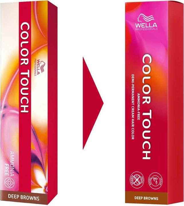 Actual product image Wella Colour Touch Deep Browns - 5/75 (Red, Brown)