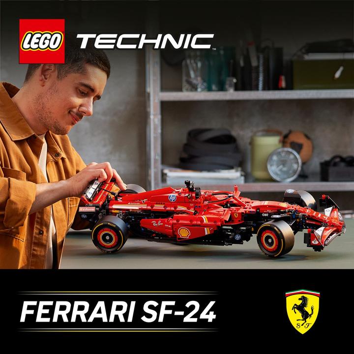 Actual product image LEGO Ferrari SF-24 F1 Rennauto (42207, LEGO Technic)