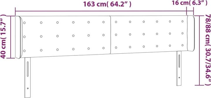 Image du produit VidaXL Astrid (163 x 16 x 88 cm)