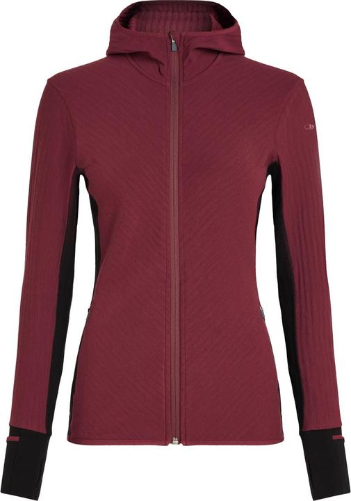 Icebreaker Women's Descender L/S Zip Hood