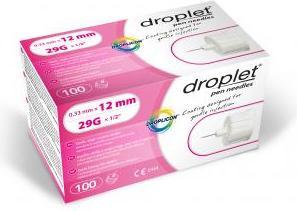 Immagine prodotto Droplet Aghi a penna 12 mm 100 pz (Aghi a penna + aghi monouso)