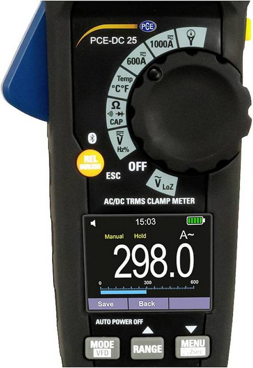Actual product image PCE Instruments Ammeter