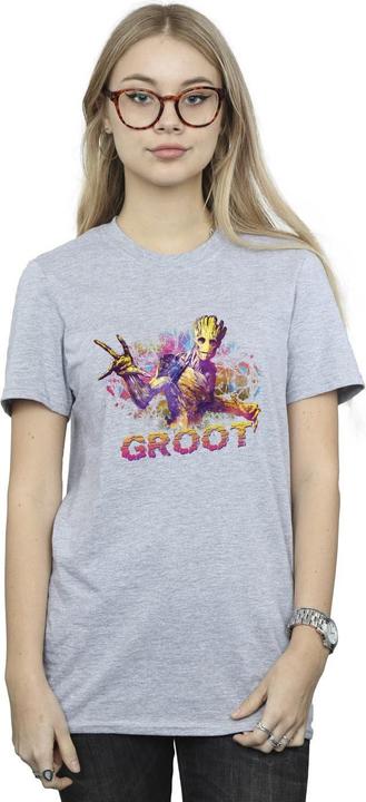 Image du produit - T-shirt GUARDIANS OF THE GALAXY ABSTRACT GROOT - Femme (S)