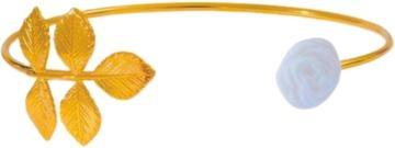 Produktbild Yolaine Giret Feuille Armband (Porzellan, vergoldet mit Feingold 999 Tausendstel)