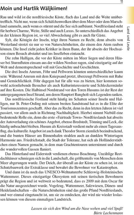 Image du produit Reiseführer Nordfriesland (Allemand, Bürte Lachenmann, 2024)