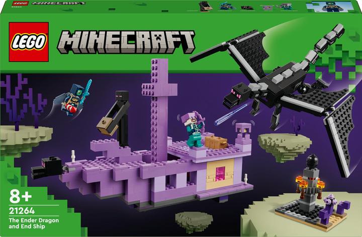 Actual product image LEGO 21264 The Ender Dragon and the Ender Ship (21264, LEGO Minecraft)