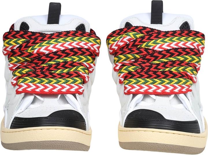 Immagine prodotto Lanvin curb sneakers in leather and suede with multicolor laces (43)