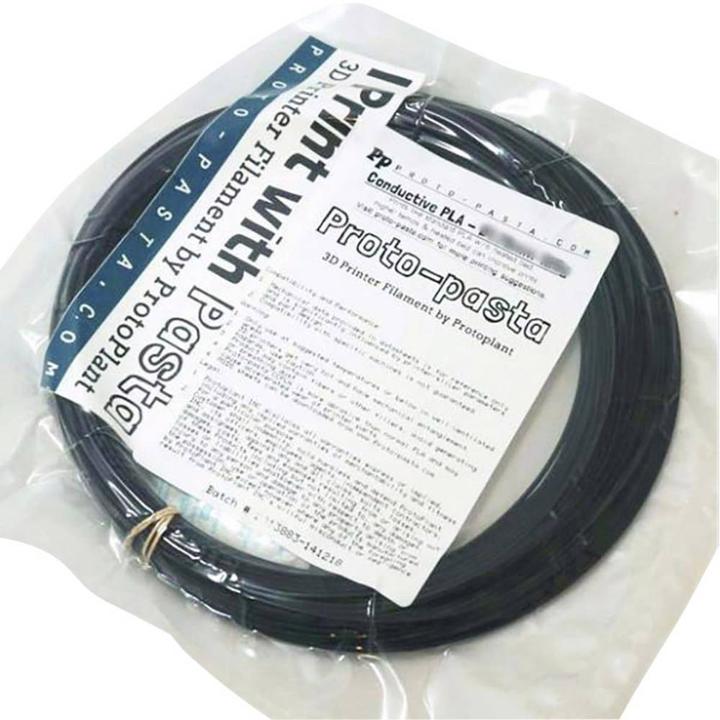 Image du produit Proto-pasta PLA de conductive (PLA, 1.75 mm, 500 g, Noir)