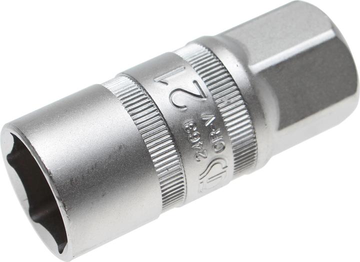 Produktbild BGS Zündkerzen-Einsatz mit Magnet, Sechskant Antrieb Innenvierkant 12,5 mm (1/2") SW 21 mm