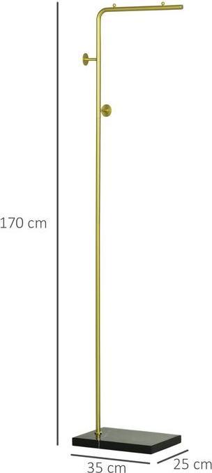 Actual product image Swisshandel24 Garderobenständer Kleiderständer mit Haken Garderobe für Kleidung, Hüte