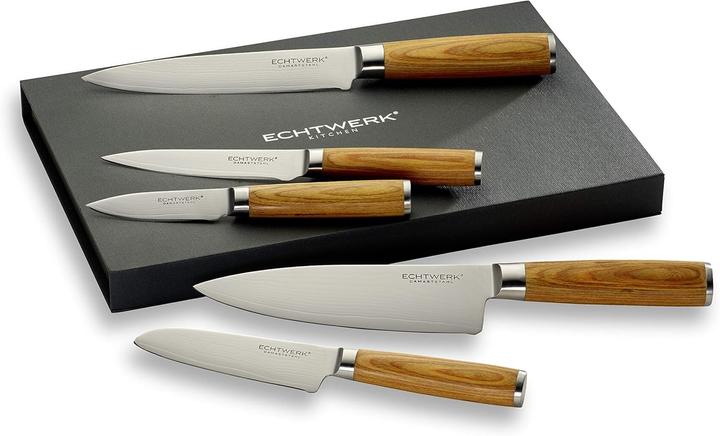 Immagine prodotto Echtwerk Coltello Damasco, set da 5 pezzi, singolo (18 cm)